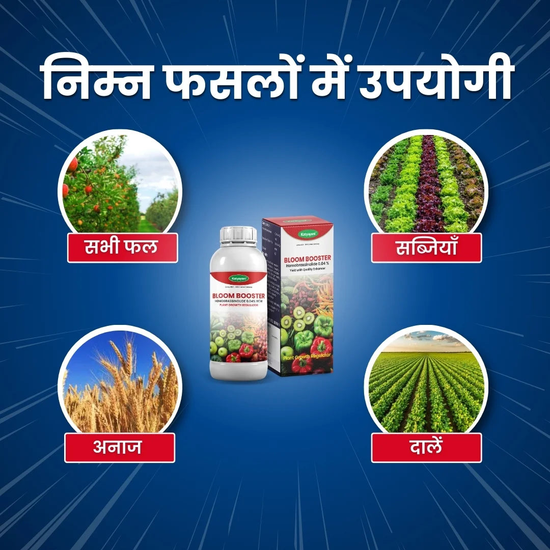 Katyayani Bloom Booster | Homobrassinolide 0.04% | Vegetable Growth Booster for Fast Plant Growth