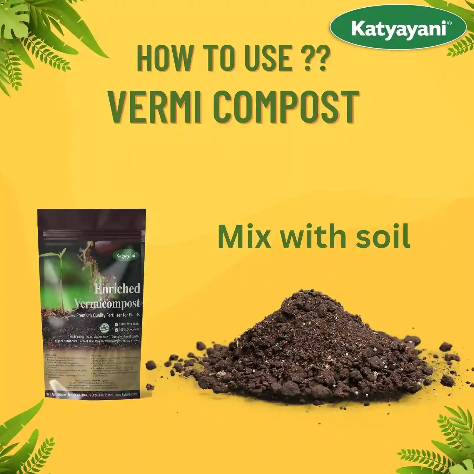 Katyayani Enriched Vermicompost dosages