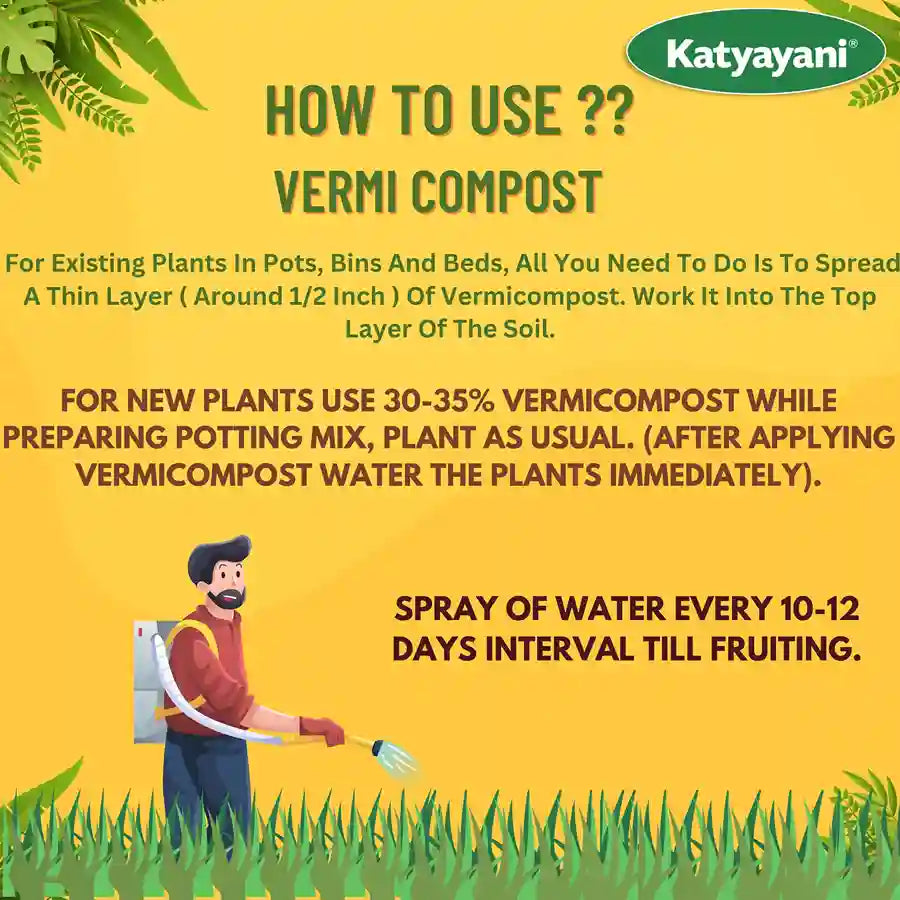 Katyayani Enriched Vermicompost dosages