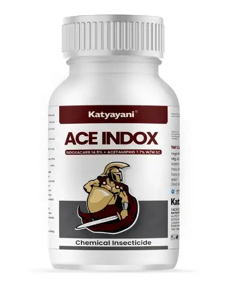 KATYAYANI ACE- INDOX | Indoxacarb 14.5% + Acetamiprid 7.7% SC| CHEMICAL INSECTICIDE
