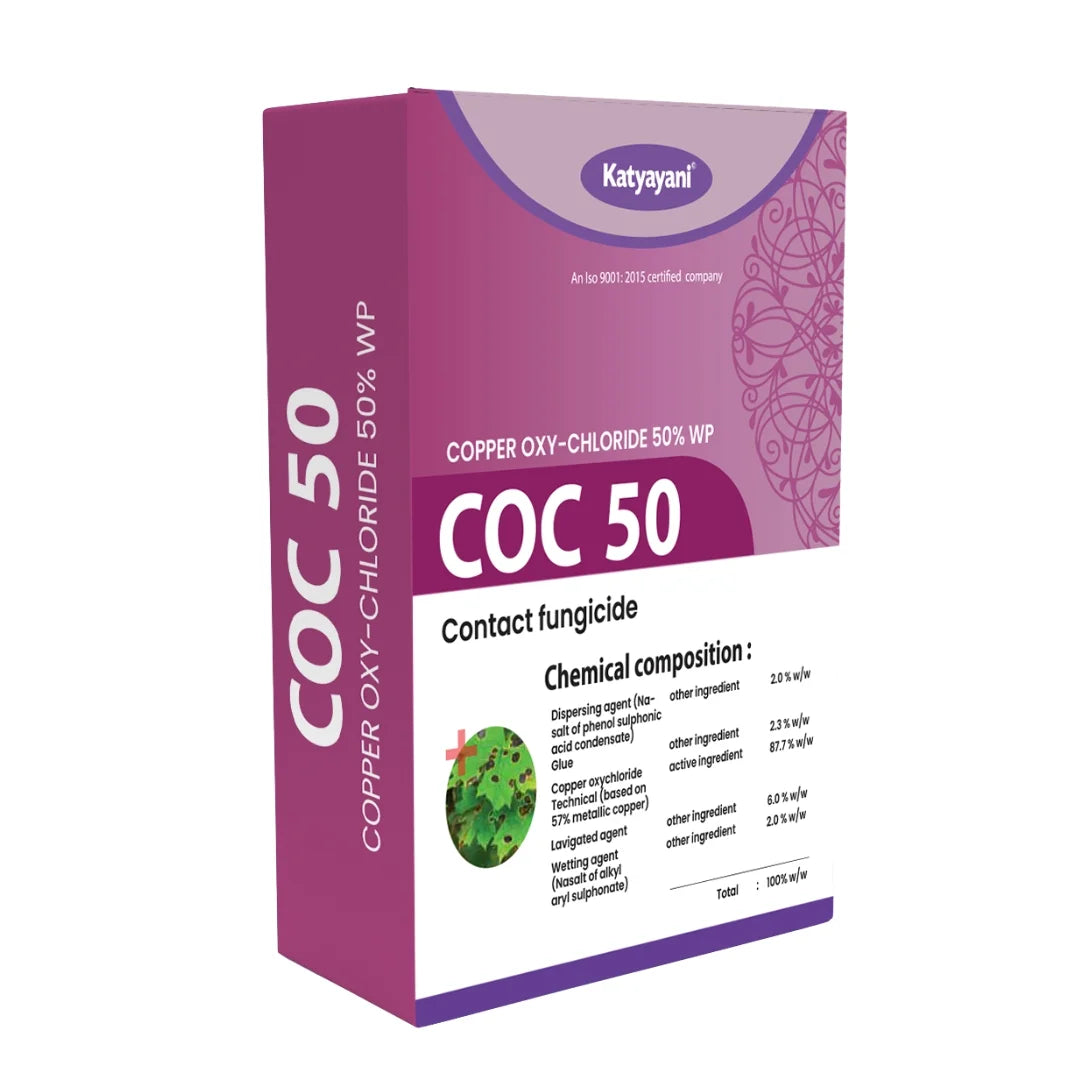 coc herbicide Buy Katyayani COC50 Copper Oxychloride 50% WP Fungicide Online