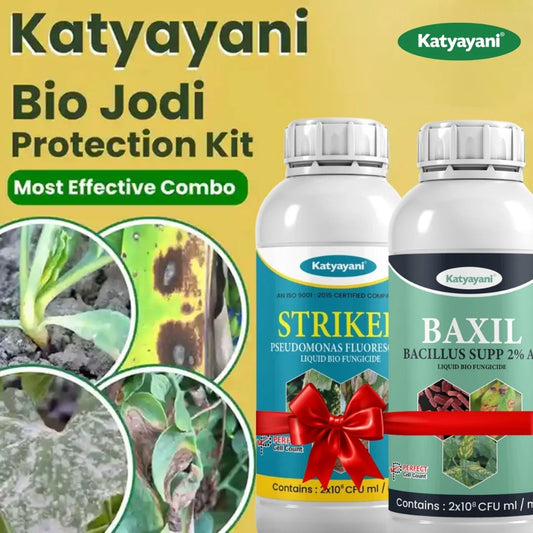 Katyayani Bio Jodi (Striker Pseudomonas Fluorescens Bio Fungicide Liquid 1 L + Bacillus Supp 2% Liquid 1 L)