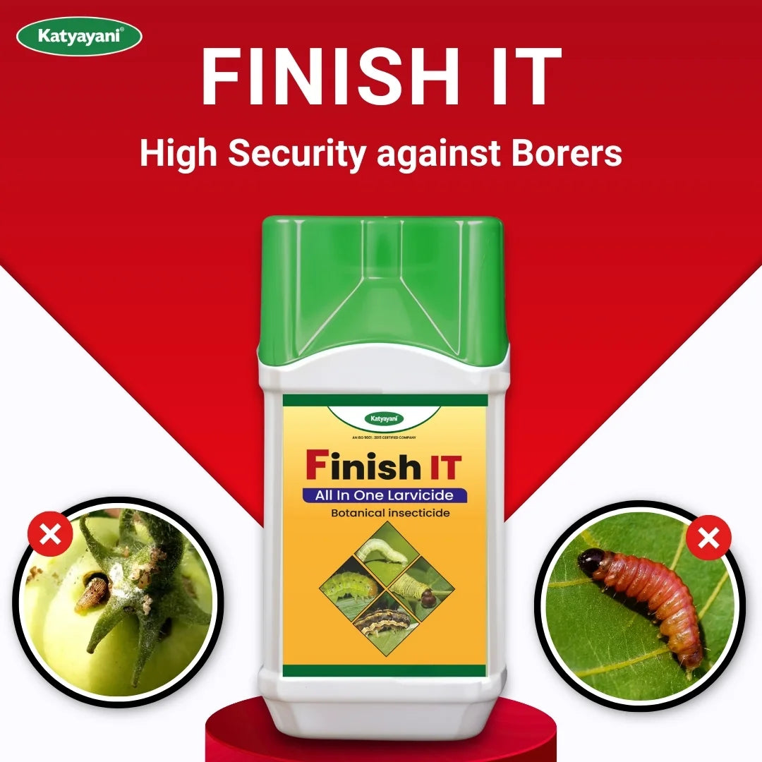 KATYAYANI FINISH IT | ALL IN ONE LARVICIDE | ORGANIC INSECTICIDE (Bulk Quantity)