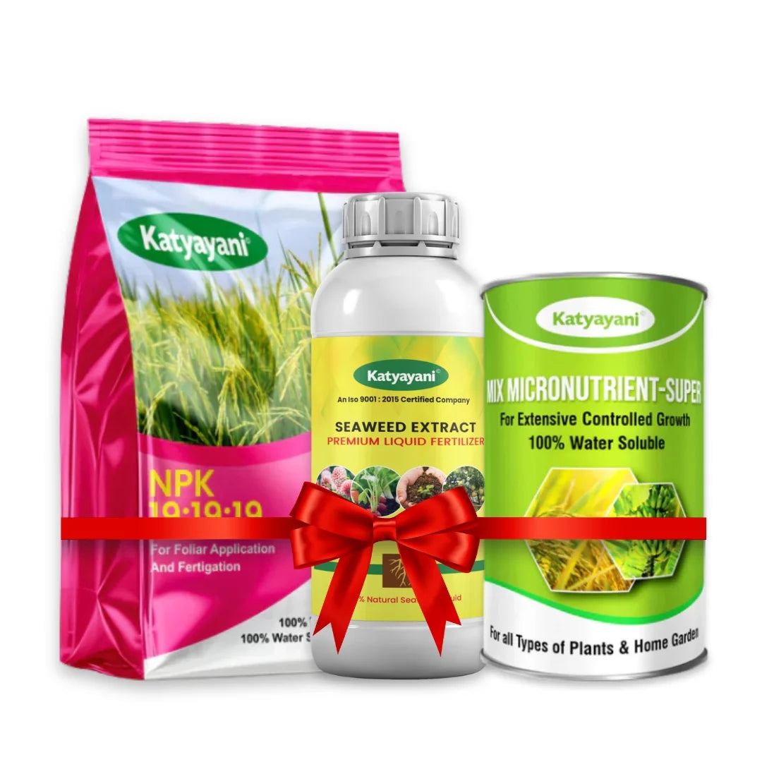 Katyayani Garlic Universal Growth Combo (15-30 Days) - Nutrient solution for garlic seedlings
