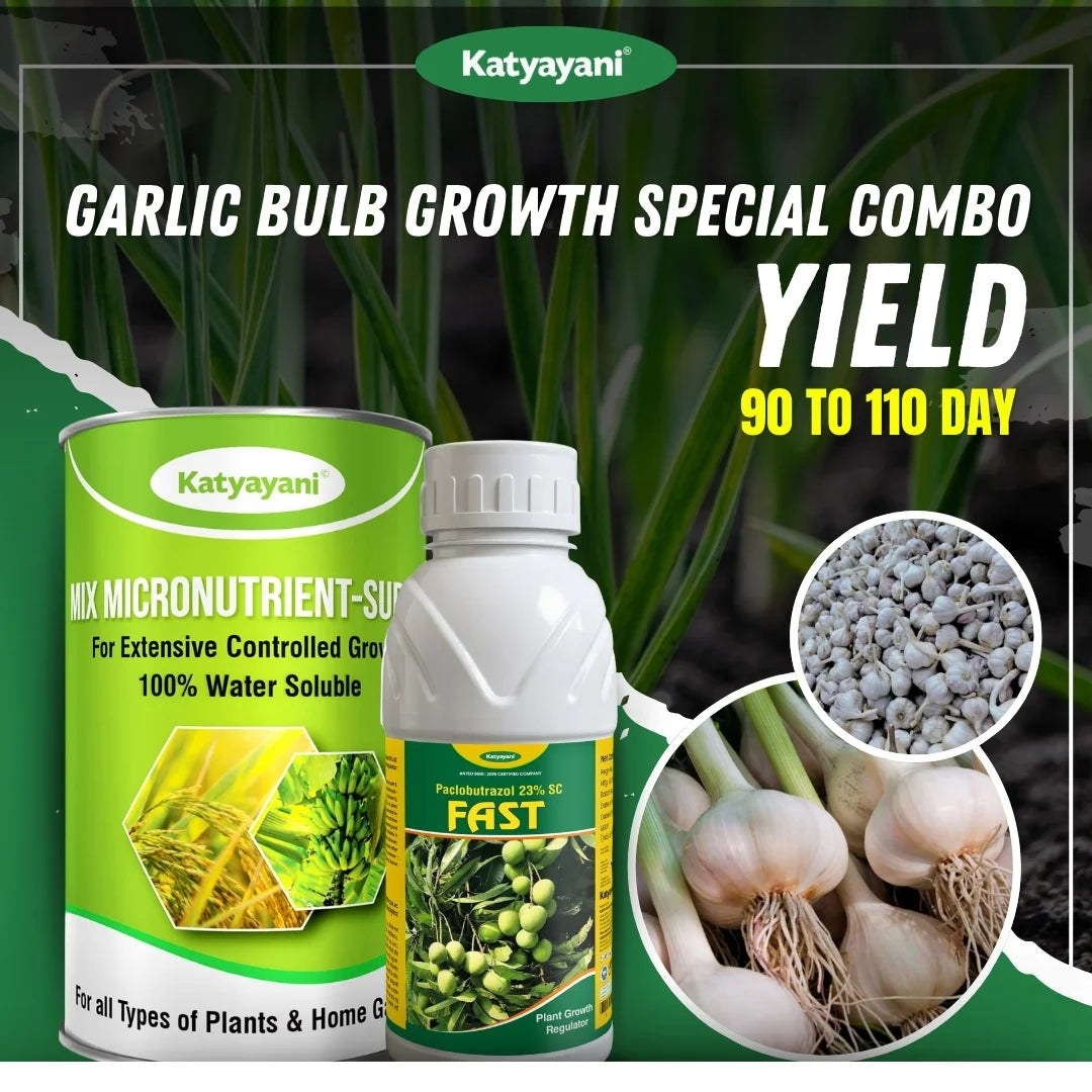 Katyayani Garlic Bulb Special Combo (90-110 Days) - Nutrient solution for garlic bulbs