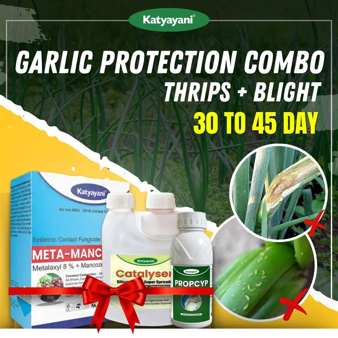 Katyayani Garlic Protection Combo (30-45 Days) - pest and disease management