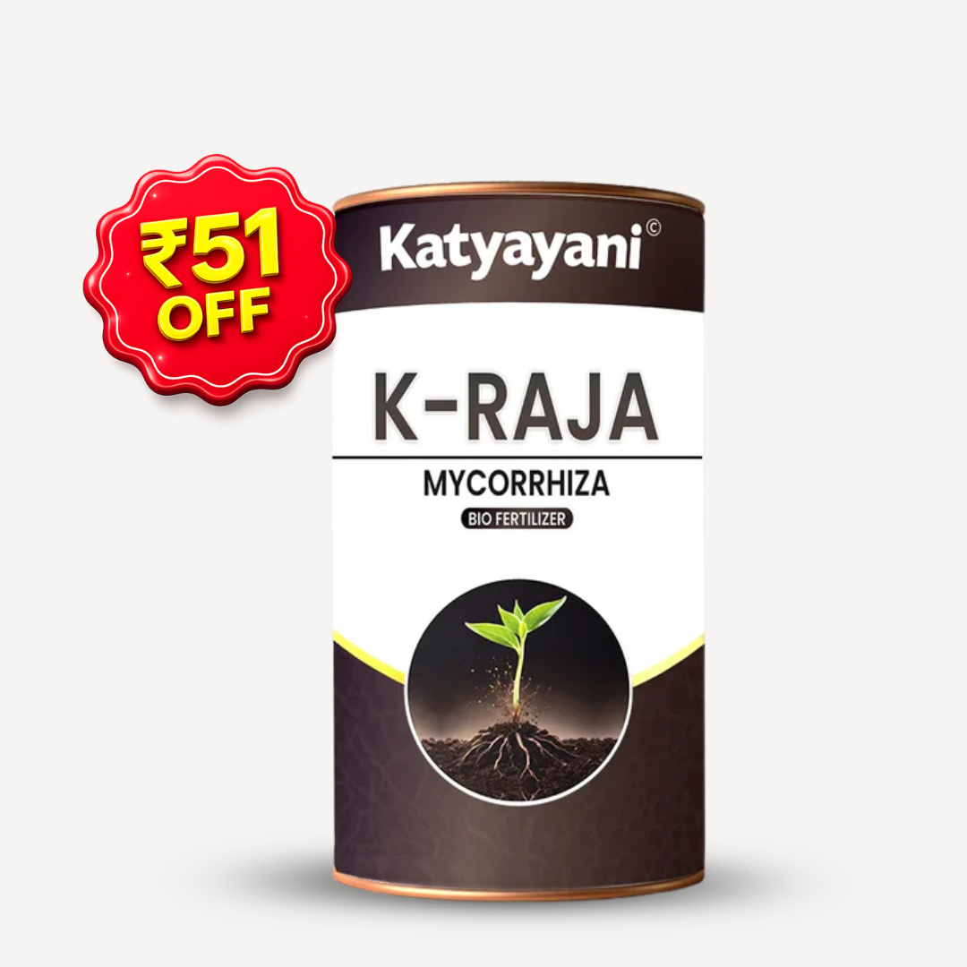Katyayani K-RAJA | Mycorrhizal Biofertilizer | 100% Water Soluble