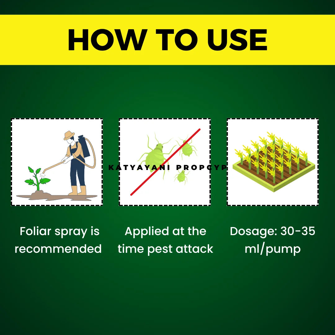 Propcy Profenofos + Cypermethrin EC doses