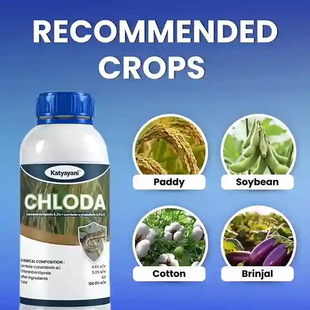 Chloda Chlorantraniliprole 9.3% + Lambda Cyhalothrin 4.6% ZC Chemical insecticide for paddy, cotton, soybean