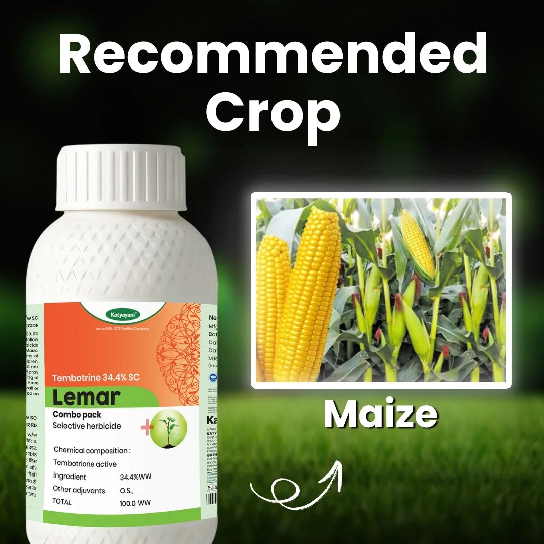 Tembotrione 42% SC (34.4% w/w) post emergence selective herbicide for maize
