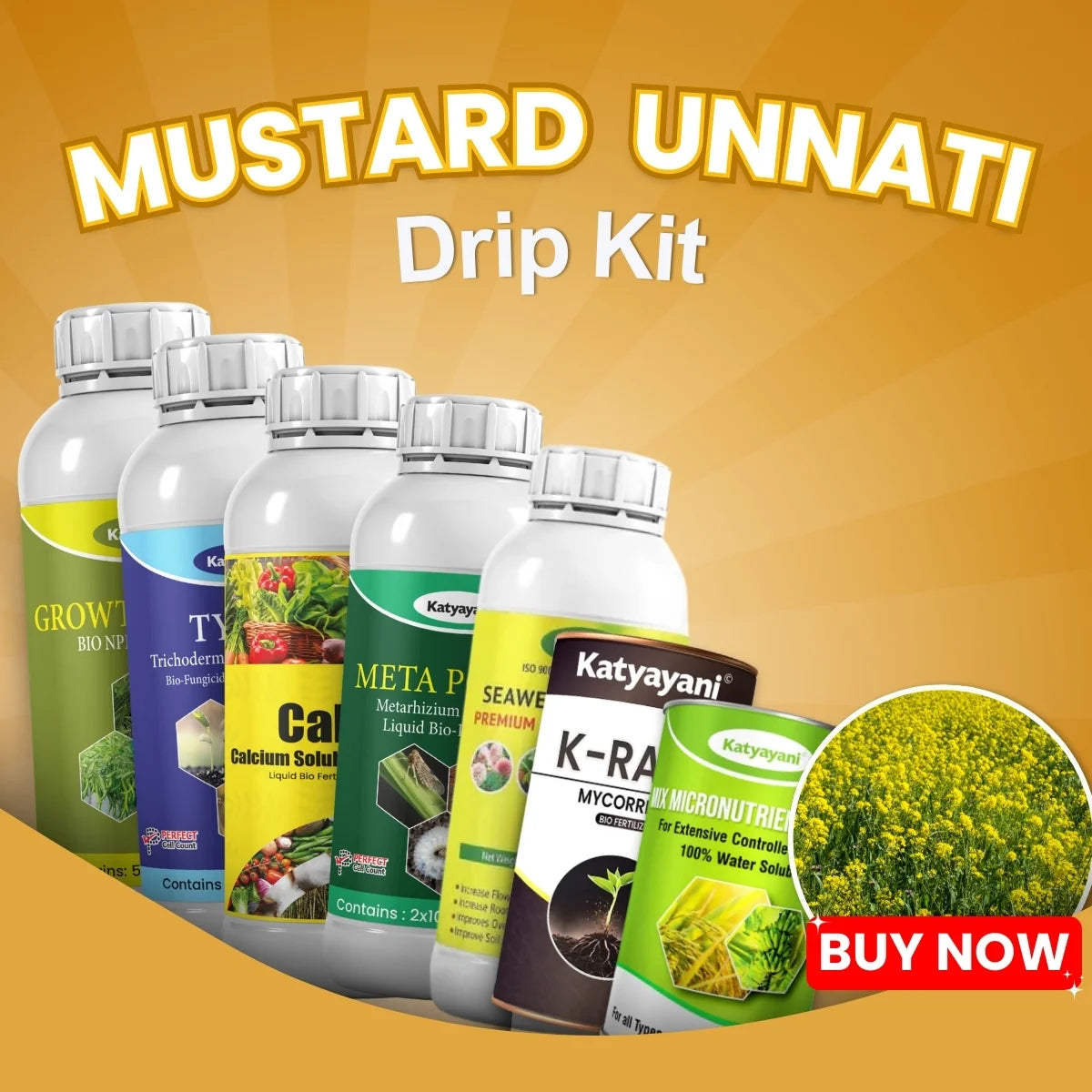 Katyayani Mustard Unnati Drip Kit - Plant Growth Booster