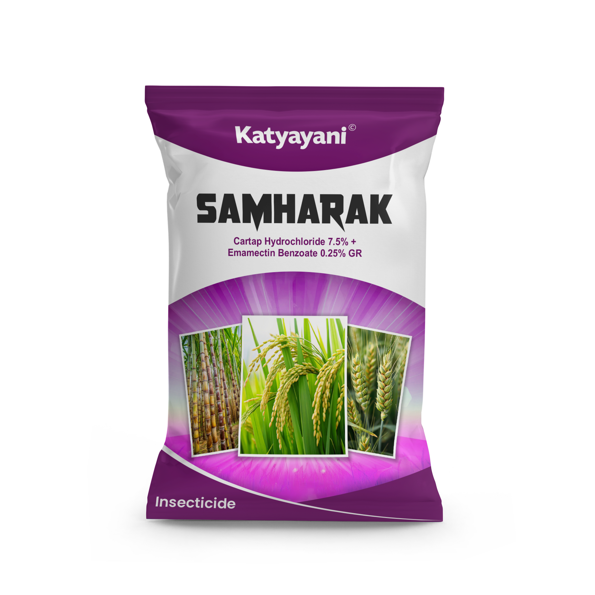 Katyayani Samharak | Cartap Hydrochloride 7.5% + Emamectin Benzoate 0.25% GR | Insecticide