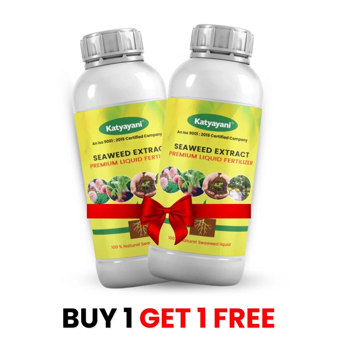 organic seaweed liquid fertilizer Katyayani Seaweed Extract liquid Organic Fertilizer (1+1 Free)