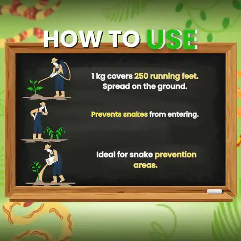 katyayani Snake Shield Non Toxic Snake Repellent Powder dosage Katyayani Krishi Direct