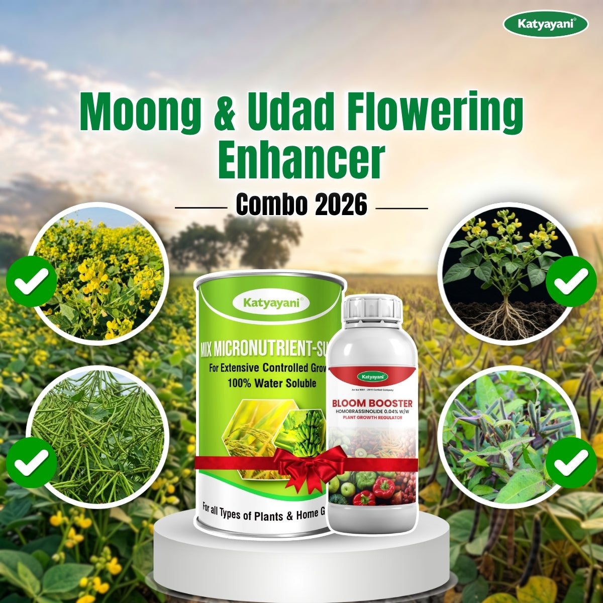 Katyayani Moong & Udad Flowering Enhancer Combo 2026