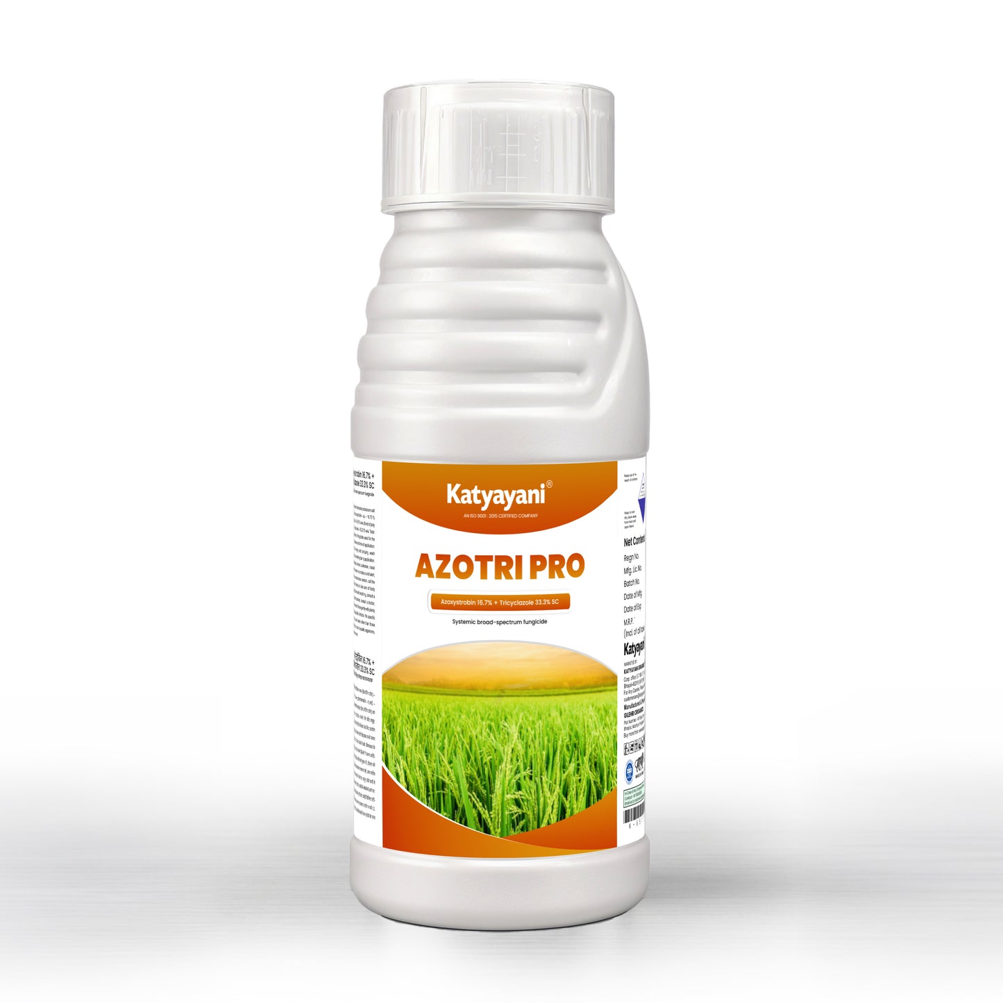 Katyayani Azotri Pro | Azoxystrobin 16.7% + Tricyclazole 33.3% Sc | Chemical Fungicide