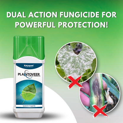 Katyayani PlantoVeer – Tebuconazole 50% + Trifloxystrobin 25% WG Dual-Action Systemic Fungicide 
