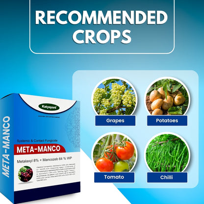 Katyayani Meta - Manco | Metalaxyl 8 % + Mancozeb 64 % wp | Chemical fungicide 