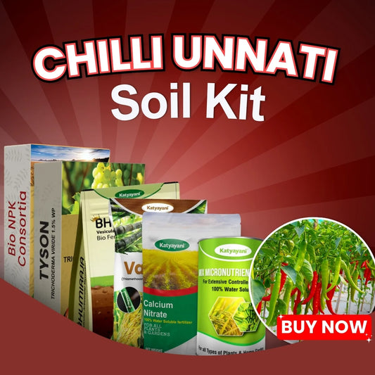 Katyayani Chilli Unnati Soil Kit - Balanced Nutrition