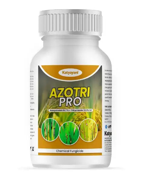 KATYAYANI AZOTRI PRO |  AZOXYSTROBIN 16.7% + TRICYCLAZOLE 33.3% SC | CHEMICAL FUNGICIDE