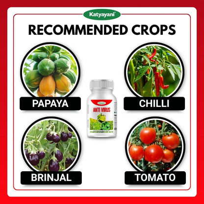 Katyayani Antivirus Viricide | Special for Chilli, Tomato & Brinjal | No Virus Insecticide 