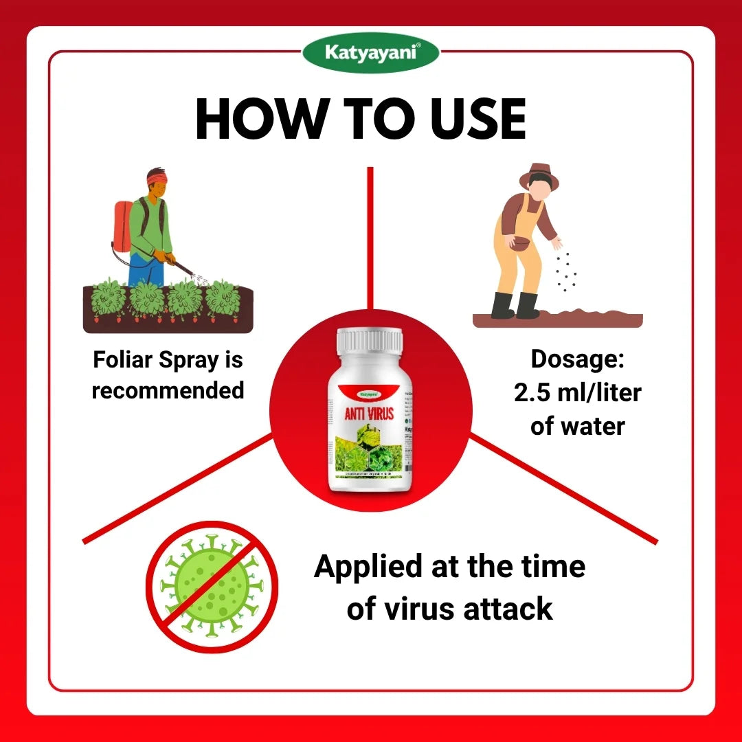 Katyayani Antivirus Viricide | Special for Chilli, Tomato & Brinjal | No Virus Insecticide 