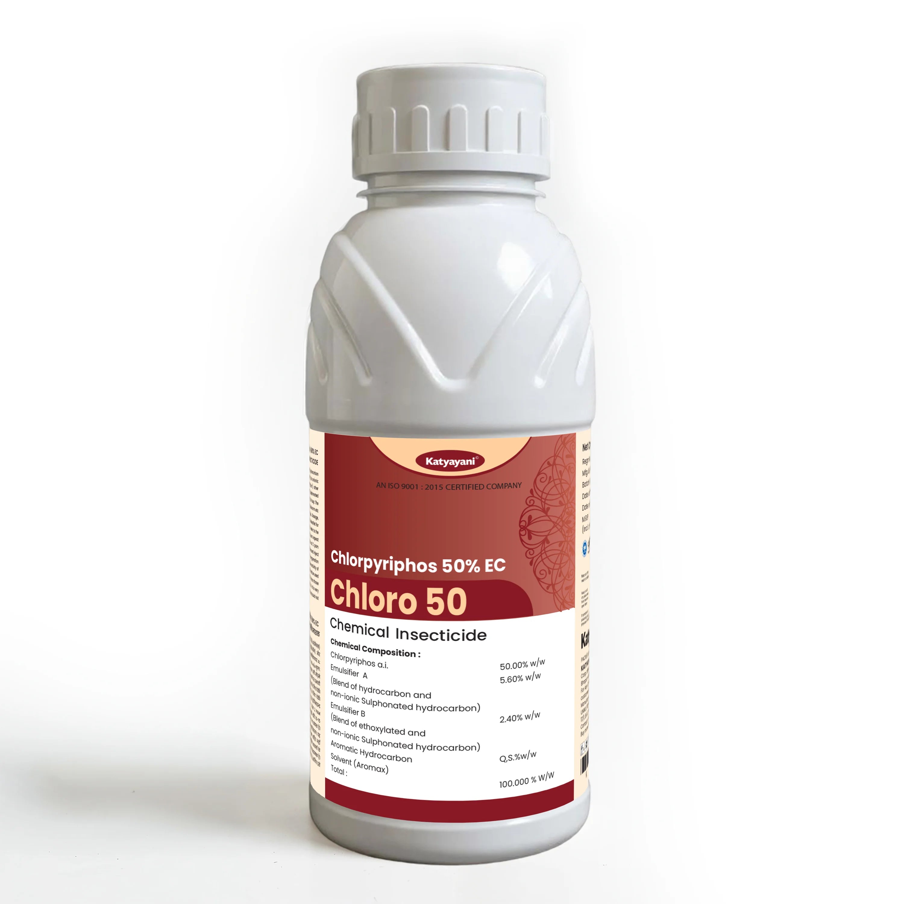ಕಾತ್ಯಾಯನಿ ಕ್ಲೋರೋ 50 | ಕ್ಲೋರೊಪಿರಿಫಾಸ್ 50% ಇಸಿ | ರಾಸಾಯನಿಕ ಕೀಟನಾಶಕ