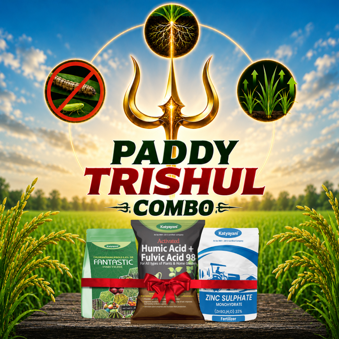 Katyayani Paddy Trishul Combo | Best for Root Growth & High Tillers