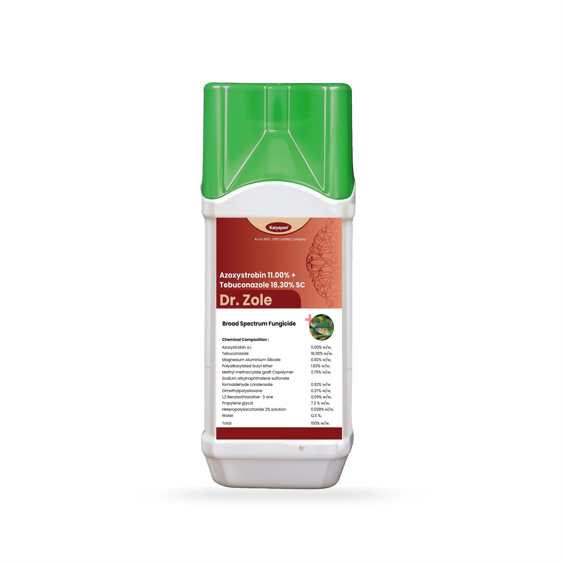 Katyayani Dr. Zole |  Azoxystrobin 11% + Tebuconazole 18.3% SC | Chemical Fungicide