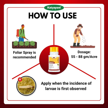 Katyayani EMA 5 | Emamectin Benzoate 5% SG Insecticide for Thrips, Pod borer, Fruit & Shoot Borer 