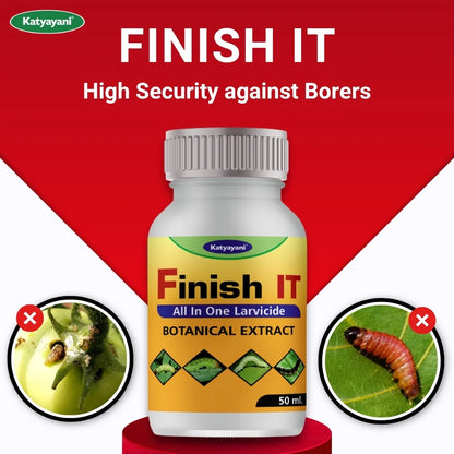 KATYAYANI FINISH IT | ALL IN ONE LARVICIDE | ORGANIC INSECTICIDE (Bulk Quantity) 