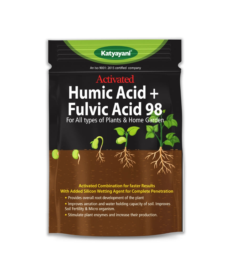 Katyayani Npk 20 20 20 Fertilizer (Mix micro 10gm + Humic + fulvic acid 30gm) | 3 IN 1 Pack 