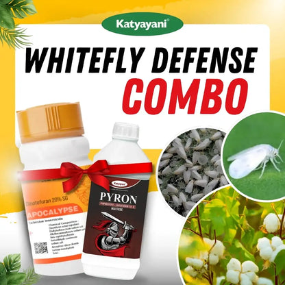 Whitefly Defense Combo (Pyron 250ml X 2 + apocalypse 100gm)