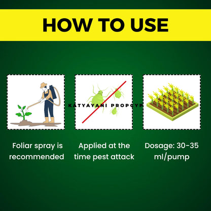 Propcy Profenofos + Cypermethrin EC doses 