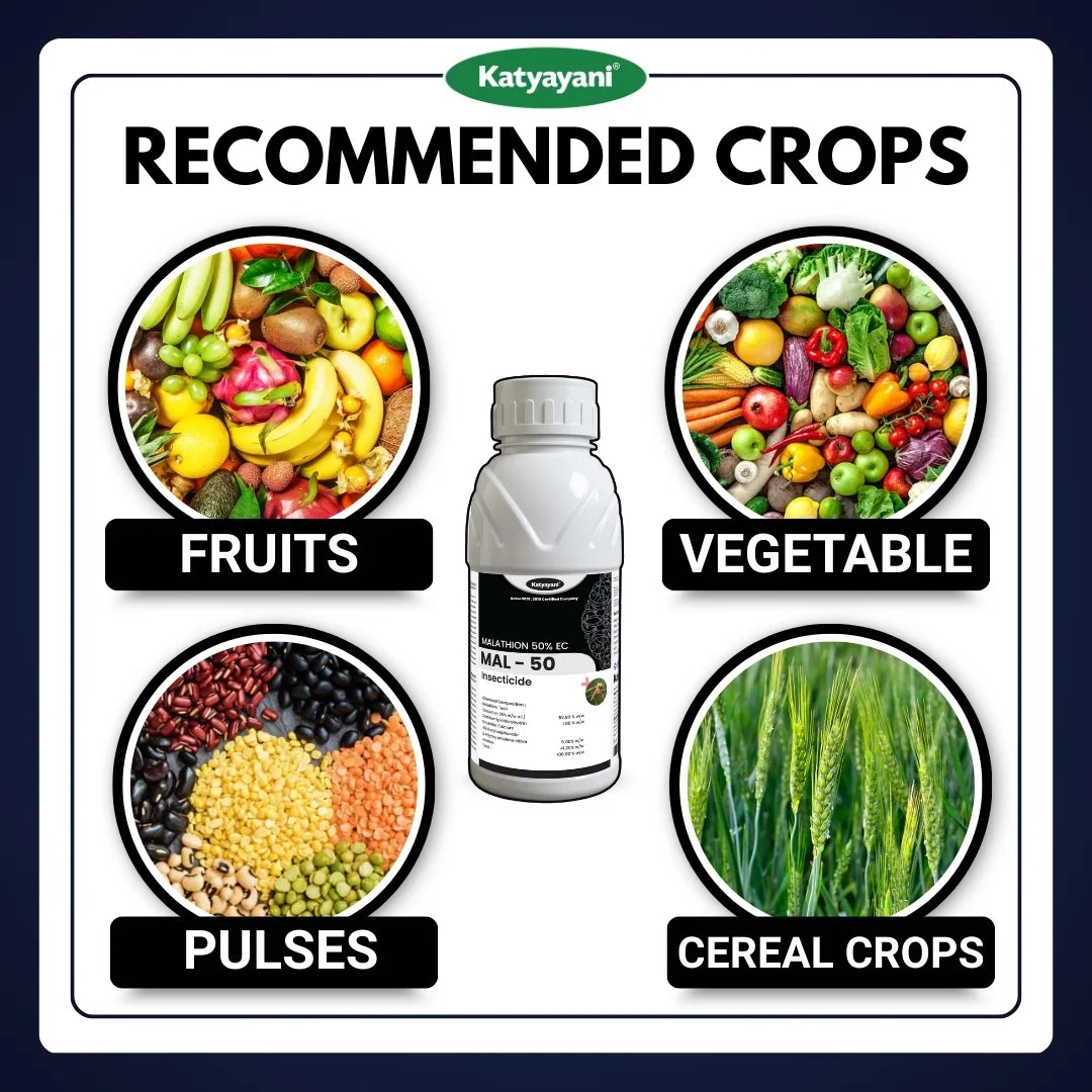 KATYAYANI MAL50 | MALATHION 50% EC | CHEMICAL INSECTICIDE 