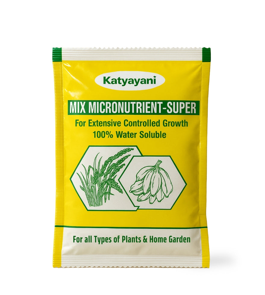 Katyayani Npk 20 20 20 Fertilizer (Mix micro 10gm + Humic + fulvic acid 30gm) | 3 IN 1 Pack 