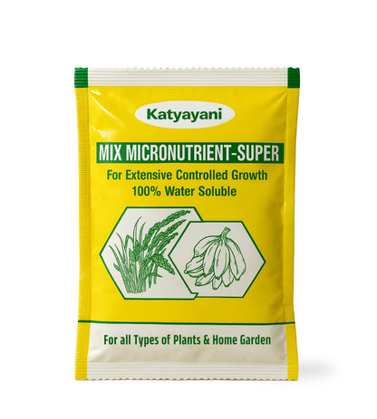 Katyayani Npk 20 20 20 Fertilizer (Mix micro 10gm + Humic + fulvic acid 30gm) | 3 IN 1 Pack 
