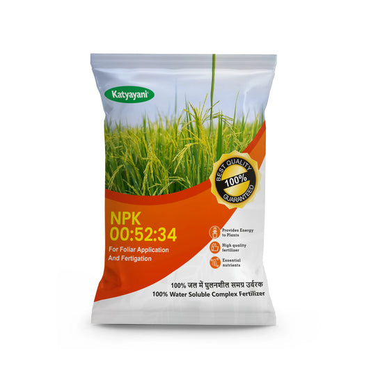 Katyayani NPK 00 52 34 Fertilizer (Mono Potassium Phosphate Water Soluble Fertilizer) 