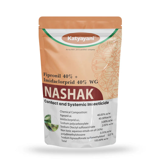 Katyayani Nashak | Fipronil 40% + Imidacloprid 40% WG | Pesticide for White grub Jassids, Thrips