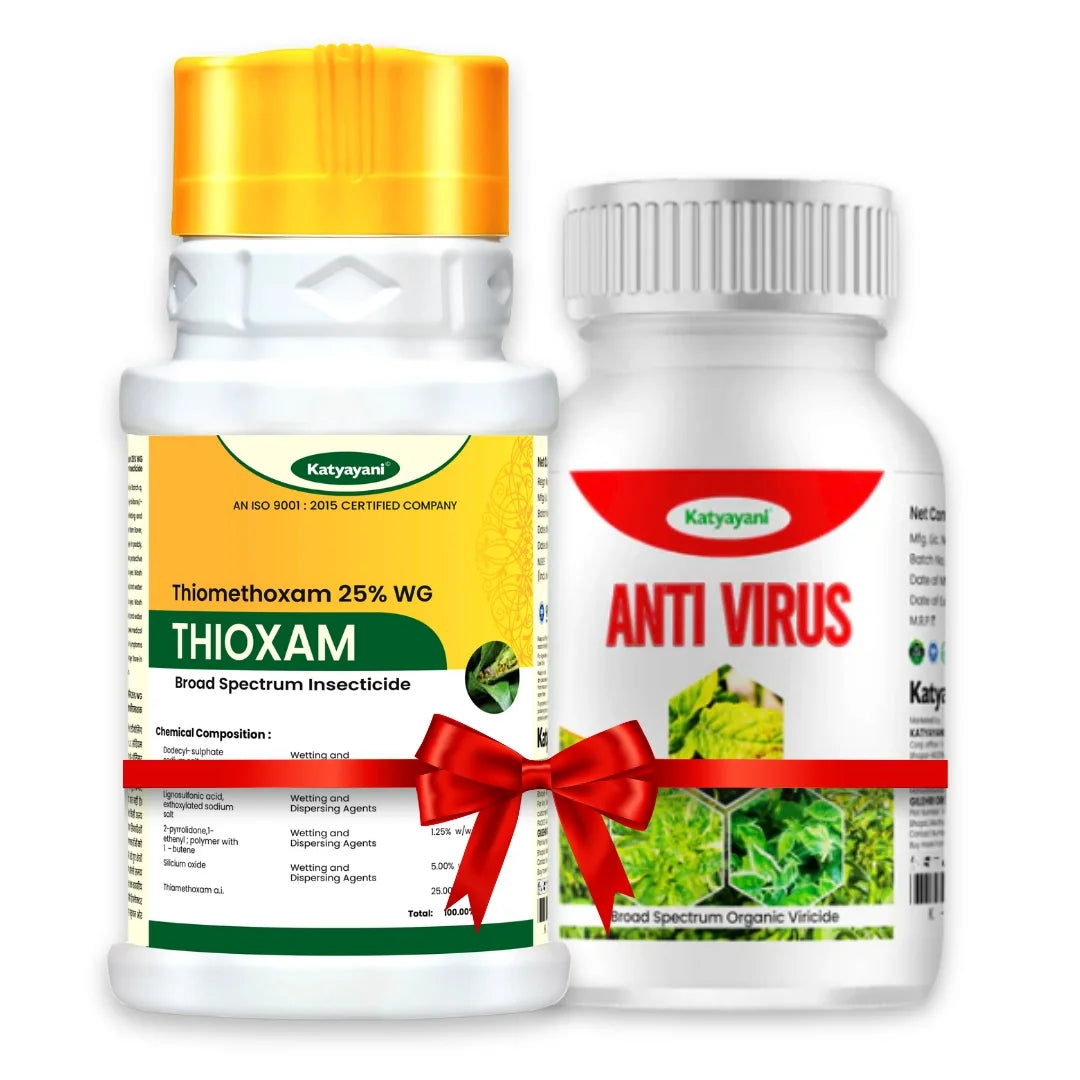 Katyayani No Virus Crop Combo (ANTIVURUS 250ml X 2 + THIOXAM 50GM/Pouch  x 2) 