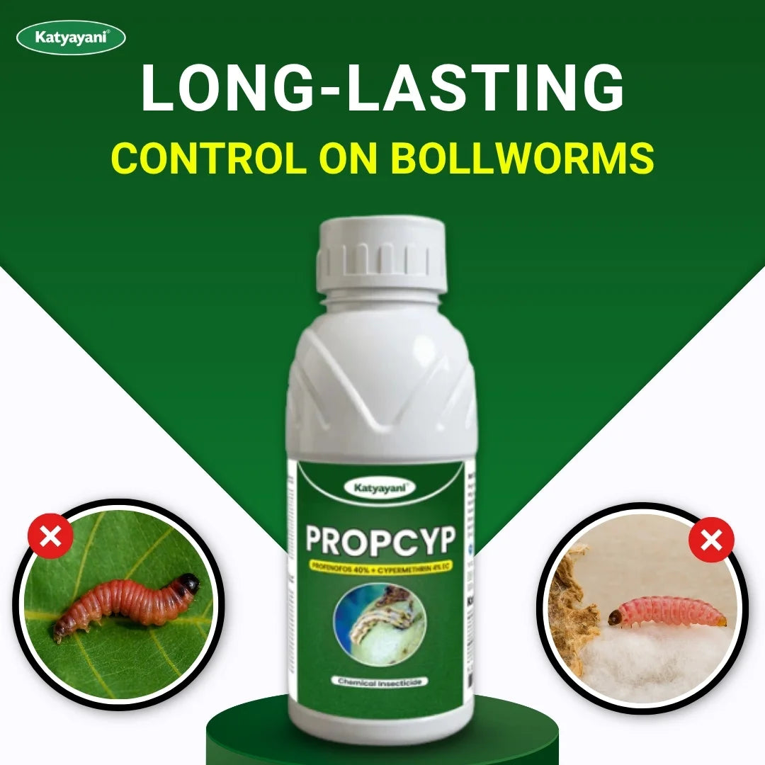 Katyayani Propcyp | Profenofos 40% + Cypermethrin 4% EC | Chemical Insecticide 