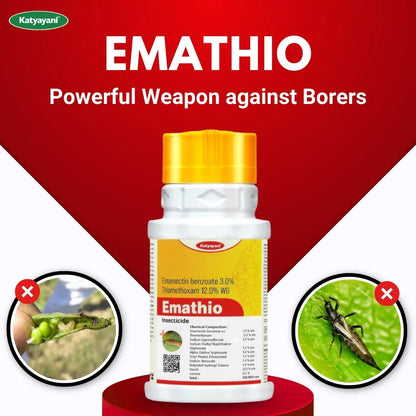 KATYAYANI EMATHIO | EMAMECTIN BENZOATE 3% + THIAMETHOXAM 12% WG | CHEMICAL INSECTICIDE 