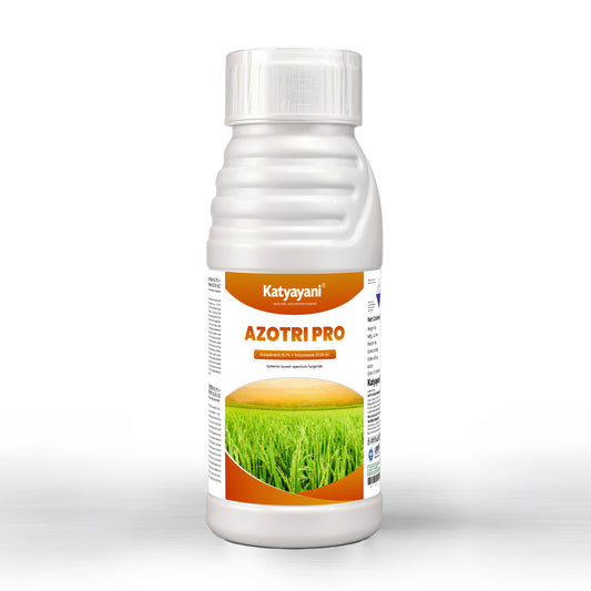 Katyayani Azotri Pro | Azoxystrobin 16.7% + Tricyclazole 33.3% Sc | Chemical Fungicide 