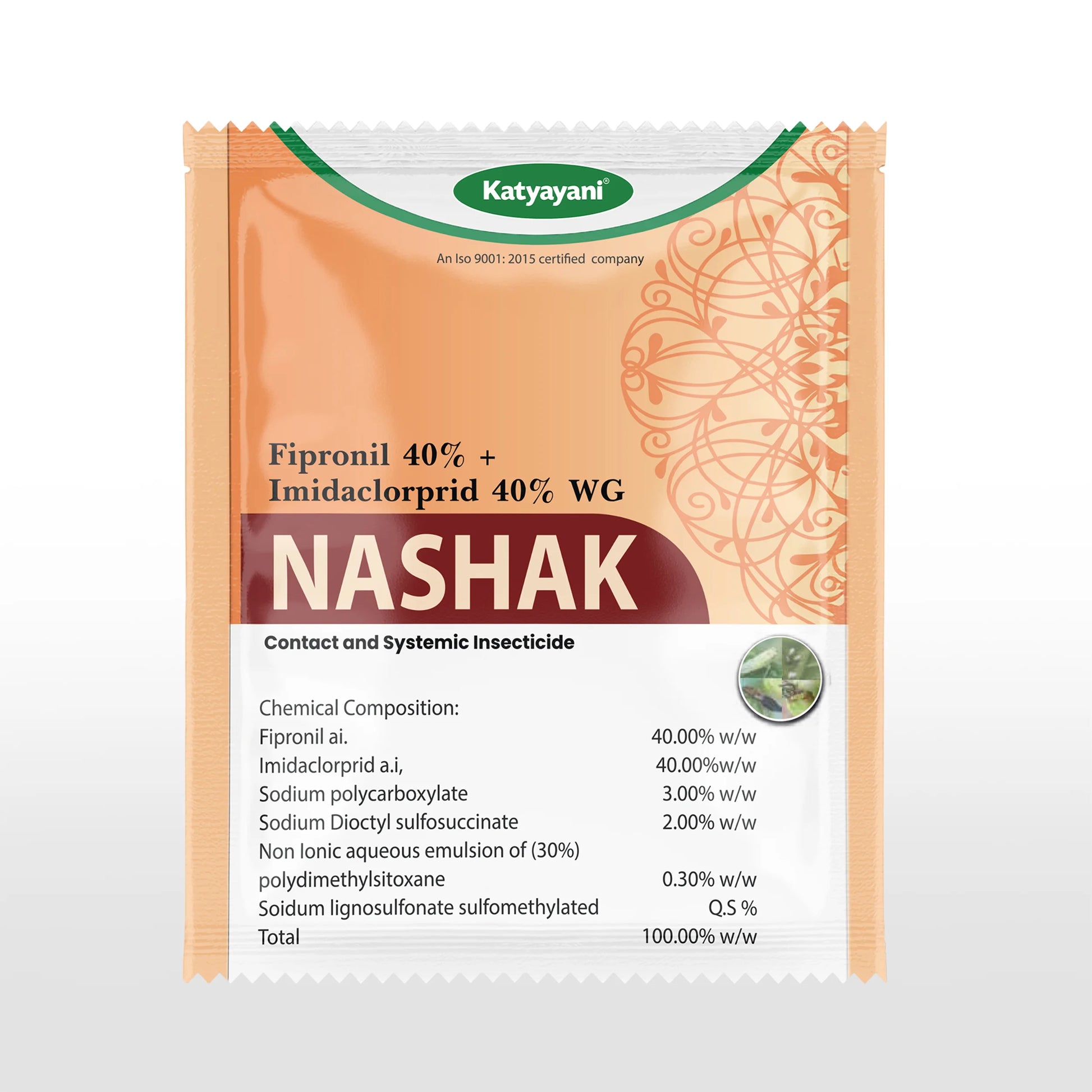 Katyayani Nashak | Fipronil 40% + Imidacloprid 40% WG | Pesticide for White grub Jassids, Thrips 