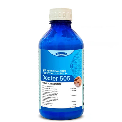 KATYAYANI DOCTER 505 | CHLORPYRIPHOS 50% + CYPERMETHRIN 5% EC | CHEMICAL INSECTICIDE 