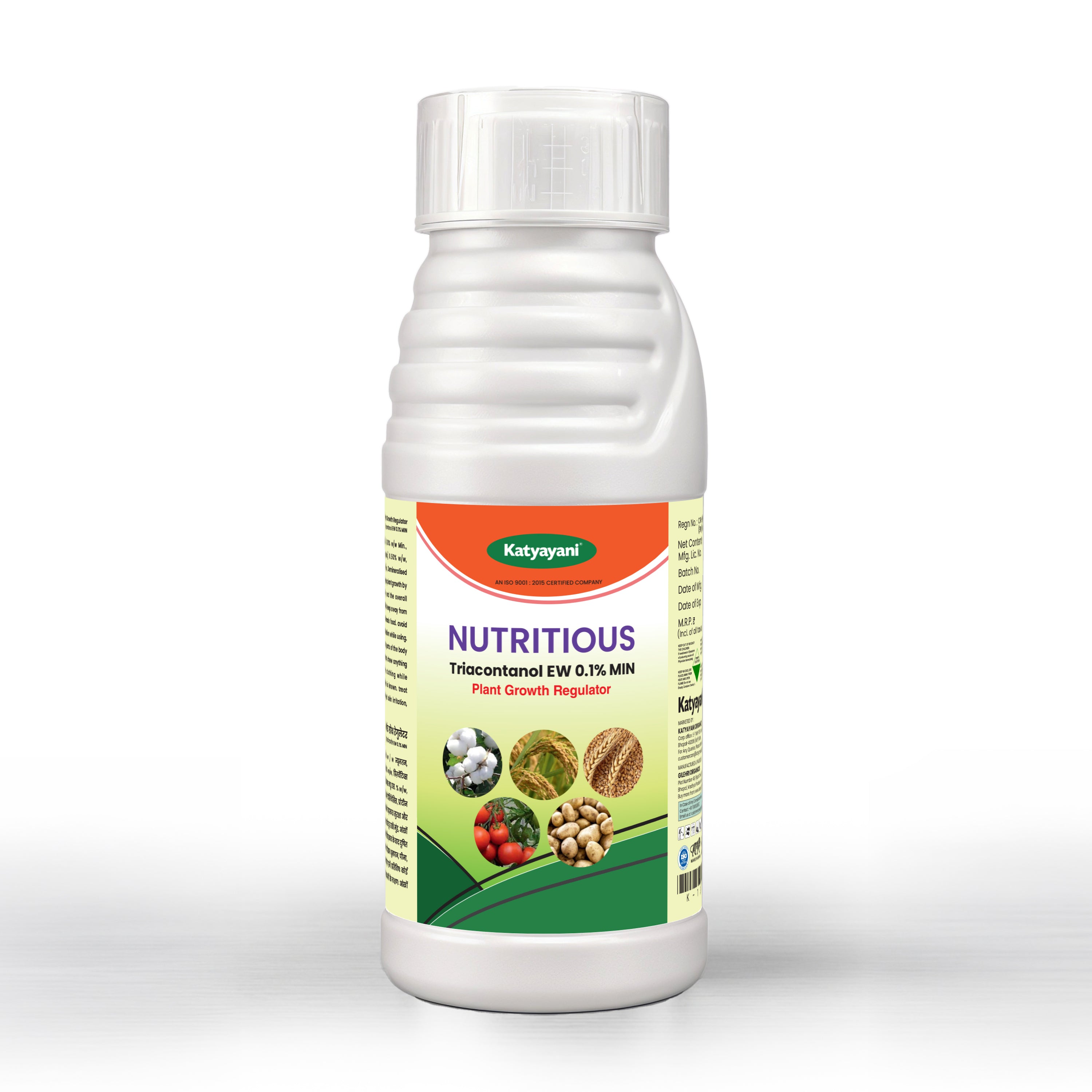 Katyayani Nutritious | Triacontanol 0.1% EW | Plant growth regulator